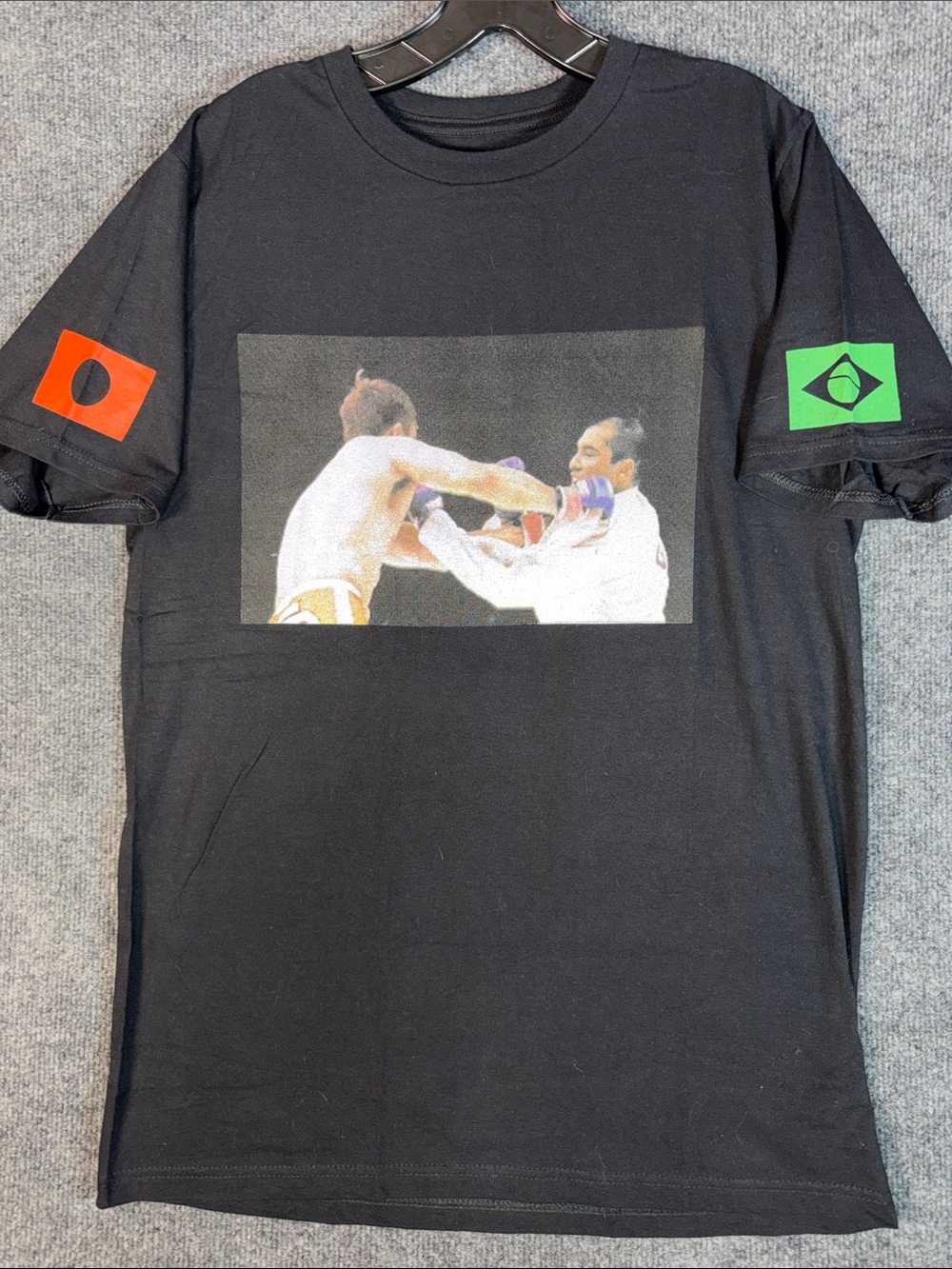 VXRSi Men's Medium Brazilian Jiu Jitsu Fight Graphic T Shirt Black BJJ MMA